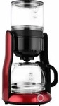 KALORIK TKG CM 2000 RD, Filterkaffeemaschine, Gemahlener Kaffee, 680 W, Schwarz, Rot