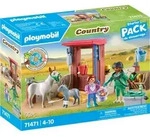 PLAYMOBIL Country 71471 Tierarzteinsatz bei den Eseln - Bunt