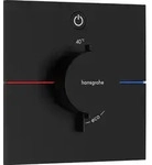 Fertigmontageset ShowerSelect Comfort E Thermostat, UP mattschwarz mattschwarz -