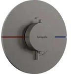 Fertigmontageset ShowerSelect Comfort S Thermostat, UP brushed black chrome brushed