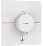 Hansgrohe ShowerSelect Comfort E Afbouwdeel Inbouwthermostaat Mat Wit - Wei&szlig;