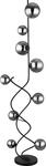 Globo Lighting Stehleuchte Metall schwarz matt, 9x G9 LED
