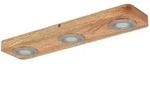 Lindby LED-Deckenleuchte Mikari, 48 cm, Holz, schwenkbar - Hellbraun