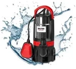 WALTER 2-in-1 Schmutz- und Klarwasserpumpe | 750 W, 16.500 l/h F&ouml;rdermenge, max.