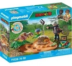 PLAYMOBIL Dinos 71526 Stegosaurusnest mit Eierdieb - Bunt