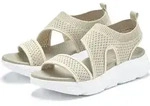 LASCANA Sandale Sommerschuh beige Gr&ouml;&szlig;e 36 - Beige - 36