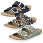 Rieker Damen Clog Pantolette weiches Fu&szlig;bett Schnalle 69850, Gr&ouml;&szlig;e:37 EU,