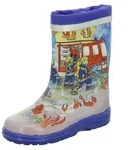 Beck Jungen Fire Gummistiefel, Mehrfarbig, 21 EU - Blau - 21