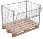 VARIOfit Palettenaufsatz Typ 64 aus verzinktem Stahl 1200x800mm Ma&szlig;e, 800mm H&ouml;he -