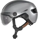 ABUS Stadthelm HUD-Y ACE - stylischer Fahrradhelm mit Visier und magnetischem,