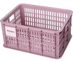 Basil Fahrradkiste S, 17,5L, rosa, recycelter Kunststoff, 39x29x20cm,...