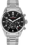 Jacques Lemans Barcelona 42-2C Herrenchronograph - Schwarz