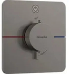 Fertigmontageset ShowerSelect Comfort Q Thermostat, UP brushed black chrome brushed
