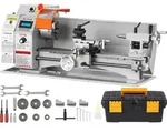 VEVOR Metalldrehmaschine Drehmaschine Drehbank Metalldrehbank 17,8x40,6cm 800W