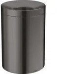 hansgrohe Abfalleimer Axor Uni. Circular freistehend, brushed black chrome - Schwarz