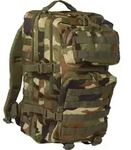 Sturmrucksack 36 Liter Woodland 100% Polyester Miltec 50214 - Schwarz