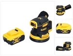 DeWalt DCW 210 N Akku Exzenterschleifer 18 V 125 mm Brushless + 1x Akku 5,0 Ah...
