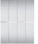 trendteam Garderobe Garderobenschrank Mirror Wei&szlig; Melamin 148 x 191 x 34 cm -...