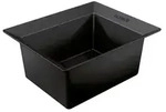 BLANCO 229342, Aufbewahrungsbox, Schwarz, Rechteckig, Metall, Einfarbig, Drinnen -