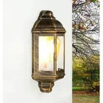 Au&szlig;enwandleuchte IP44 E27 Kupfer antik Glas Aluminium Maritim Garten Haus