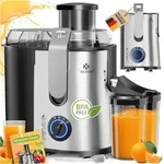 KESSER&reg; Entsafter f&uuml;r Obst und Gem&uuml;se aus Edelstahl 1100W gro&szlig;e 85 mm