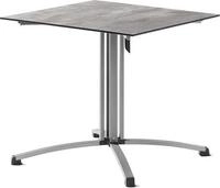 Sieger Gastro Tisch Polytec S&auml;ulenklappgestell 80x80 cm