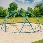 Kletterger&uuml;st 360x360x180cm DomeClimber Kinder Kletterkuppel Geodome 12FT -