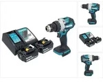 Makita DHP 489 RF Akku Schlagbohrschrauber 18 V 73 Nm Brushless + 2x Akku 3,0...