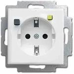 Busch-Jaeger 3116-0-0663, CEE 7/3, -25 - 40 &deg;C, Silber, Wei&szlig;, 250 V, 16 A -