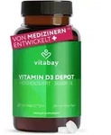 Vitabay Vitamin D3 Depot 50.000 I.E. - 120 vegane Tabletten - hochdosiert &...