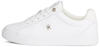 Tommy Hilfiger Essential Elerated Court Damen Sneaker in Weiß, Größe 36