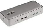 StarTech.com Dual-Laptop USB-C KVM Docking Station, Dual Monitor 4K 60Hz DisplayPort