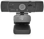 Nedis Webcam - Full HD@60fps / 4K@30fps - Autofokus - Eingebautes Mikrofon - Schwarz