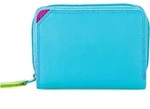MyWalit Small Wallet Geldb&ouml;rse Leder 10 cm - Hellblau