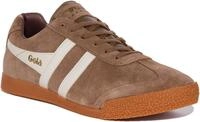 Gola Classics Harrier Herren Schn&uuml;rung Wildleder Leder Turnschuhe Tabak &ndash; 8