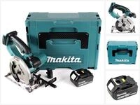 Makita DSS 501 T1J 18V 136 mm Li-ion Akku Handkreiss&auml;ge im Makpac + 1x 5,0 Ah...