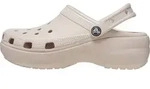 Crocs Classic Platform Damen Clogs mit Plateausohle Altrosa (Quartz),...