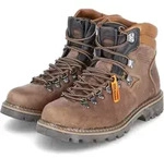Dockers Herren Stiefeletten/ Schn&uuml;rboots Braun ge&ouml;ltes Leder - wasserfest...