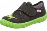 Superfit Bill Dino Hausschuh Schwarz - Grau/Gr&uuml;n - 29