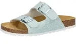 Lico Freizeitschuhe 560534 Lico Bioline Pantolette t&uuml;rkis/silber Gr&ouml;&szlig;e - T&uuml;rkis -