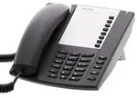 Mitel 6710a - Telefon mit Schnur - holzkohlefarben - Grau