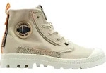Palladium Pampa Underlayer Veterschoenen Hoog - Beige - Maat 42 - Beige - 42