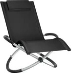 tectake&reg; Sonnenliege Paulina ergonomisch, faltbar, 150 kg - Schwarz
