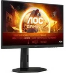 AOC 24G4X, 60,5 cm (23.8"), 1920 x 1080 Pixel, Full HD, LCD, 1 ms, Schwarz, Grau