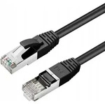 Microconnect MC-SFTP6A0025S, 0,25 m, Cat6a, S/FTP (S-STP), RJ-45, RJ-45, Schwarz