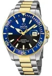 Jaguar Herren Analog Uhr Pro Diver Luxus Edelstahl silber gold UJ887/3 - Silber