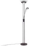 Lindby LED-Stehlampe Yveta, rostfarben, Leselampe, dimmbar