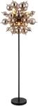 Globo Lighting Stehleuchte Metall schwarz matt, 6x E14