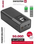 Swissten 22013942, 50000 mAh, Lithium Polymer (LiPo), Schwarz - Schwarz