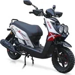 Motorroller PX Cross Concept 50ccm 45km/h, Euro 5, rot-wei&szlig; GT Union - Wei&szlig;